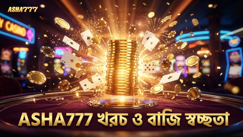 ASHA777 প্ল্যাটফর্মে খরচ ও বাজি সীমার স্বচ্ছতা নিশ্চিত করা হয়।