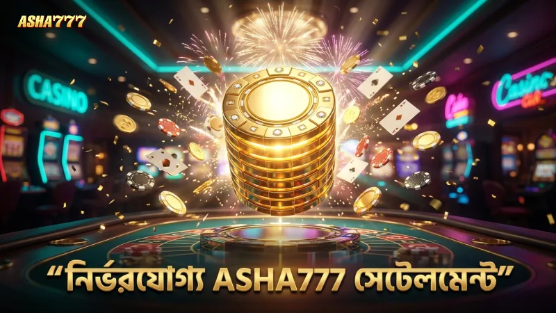 নিরাপদ ও নির্ভরযোগ্য ASHA777 বাজি সেটেলমেন্ট নিশ্চিত করে