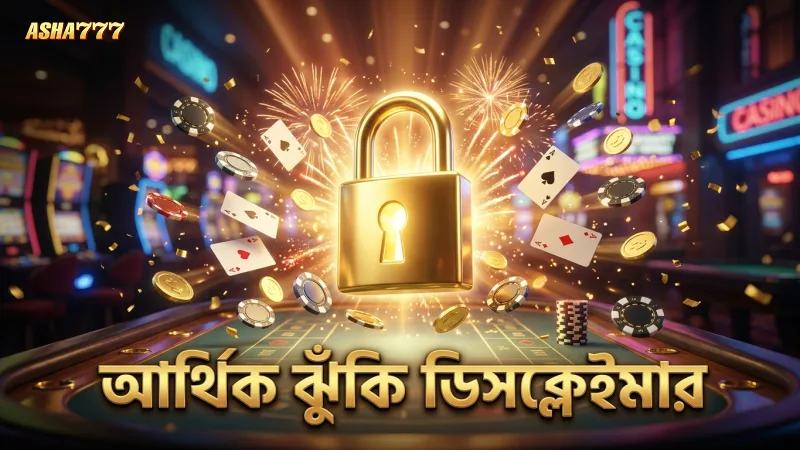ডিসক্লেইমারে আর্থিক ঝুঁকি স্পষ্টভাবে উল্লেখ করা হয়।