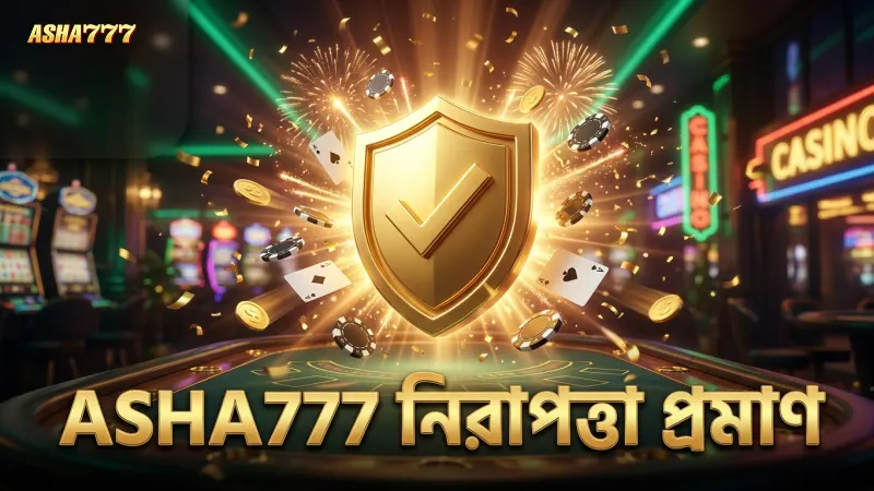 নিরাপদ গেমিং নিশ্চিত করতে ASHA777 এর লাইভ প্রুফ।