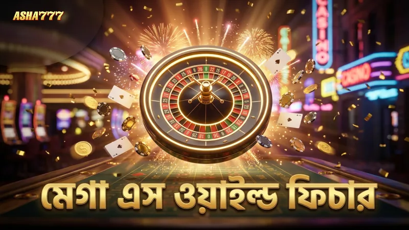 মেগা এস স্লটের মেগা ওয়াইল্ড ফিচার গেমপ্লে উন্নত করে