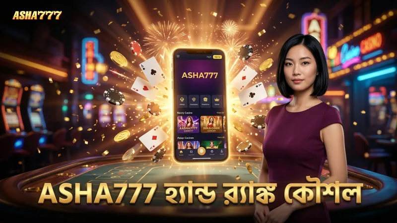 ASHA777 প্ল্যাটফর্মে সঠিক হ্যান্ড র‍্যাঙ্ক ও কৌশল প্রয়োগ।