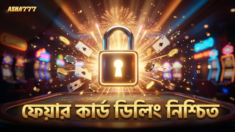ন্যায্যতা নিশ্চিত করতে ফেয়ার কার্ড ডিলিং প্রযুক্তি ব্যবহৃত হয়।