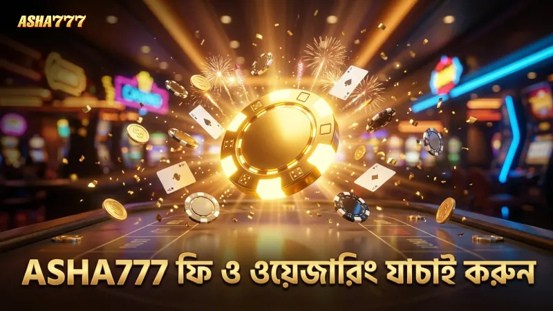 ASHA777 এর ফি ও ওয়েজারিং নিয়মাবলী সচেতনভাবে যাচাই করুন