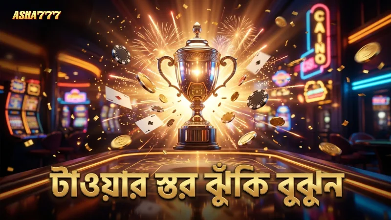 টাওয়ার স্তরের ঝুঁকি ও মাল্টিপ্লায়ার বোঝা প্রয়োজন।