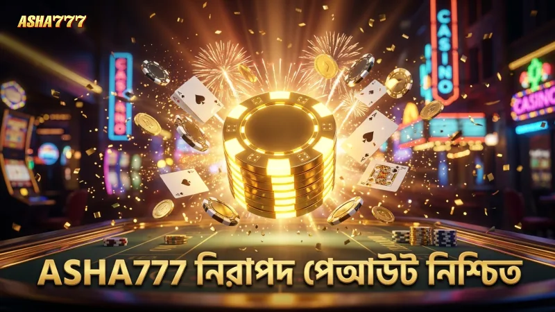 ভেরিফাইড পেআউট নিশ্চিত করে ASHA777 প্লেয়ারদের আস্থা বাড়ায়